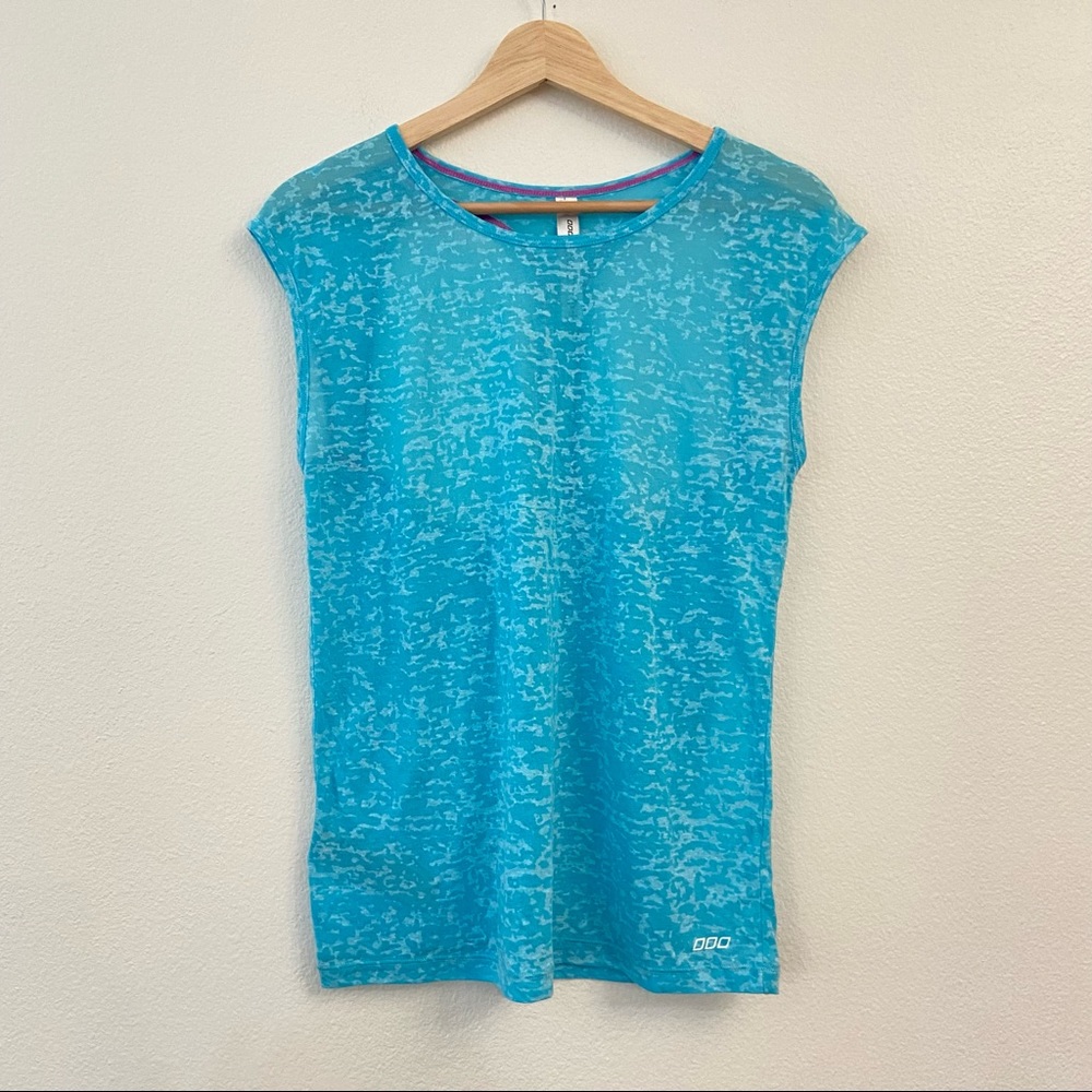 Lorna Jane Cut-Out Open Back Active Sleeveless Tee Size M